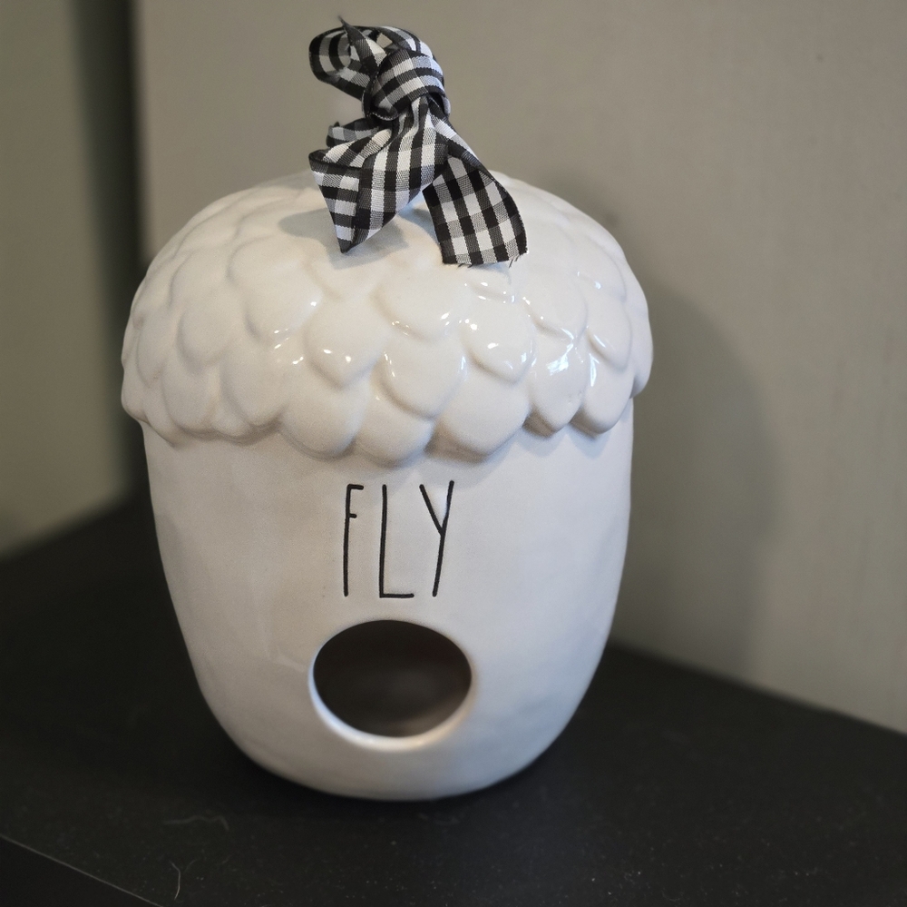 Rae Dunn birdhouse